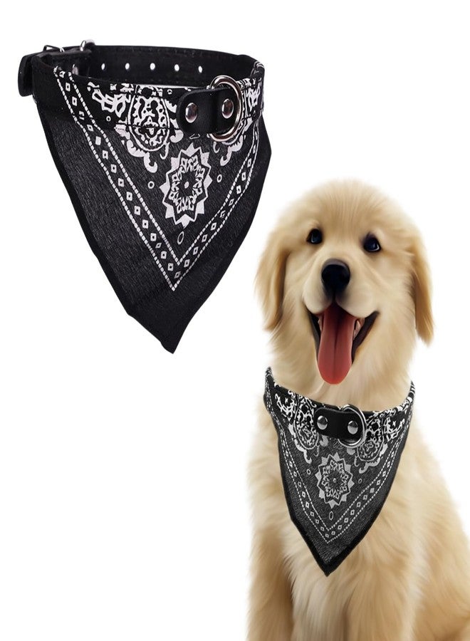 ويستيرن إرا وشاح أنيق للكلاب من العصر الغربي - إكسسوار مريح وقابل للتعديل للحيوانات الأليفة، مناسب للجراء والقطط الصغيرة، منديل عصري، مصنوع من قماش ناعم، مثالي للمناسبات الخاصة، قابل للغسل، مناسب للسلالات الصغيرة (أسود) - Image 1